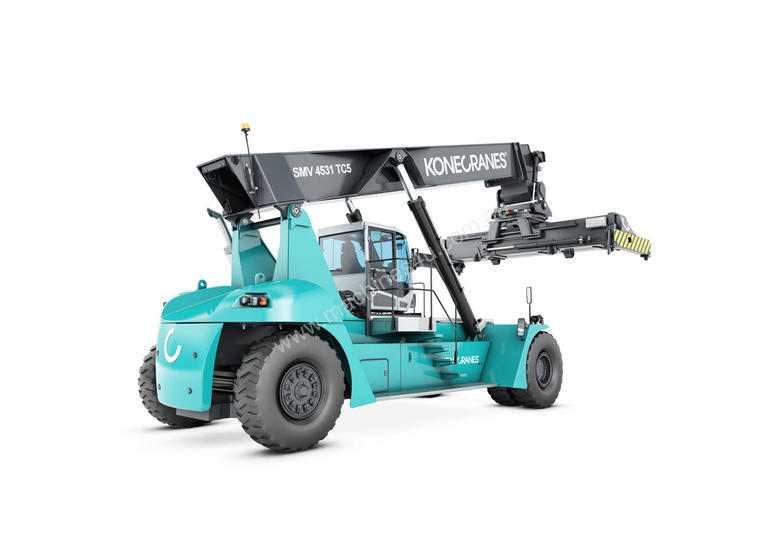 caption Konecranes 25 Tonne Reach Stackers