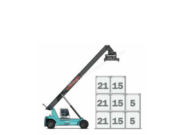 caption Konecranes 25 Tonne Reach Stackers
