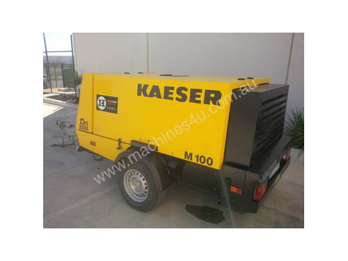 Kaeser M100 Trailer Mounted Compressor - 375CFM