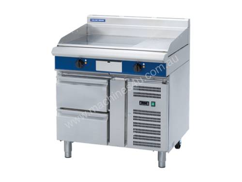 Blue Seal Evolution Series EP516-RB - 900mm Electric Griddle Refrigerated Base