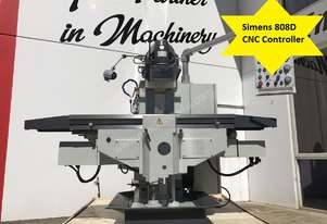 1600mm x 500mm Universal CNC Mill - Siemens 808D Controller