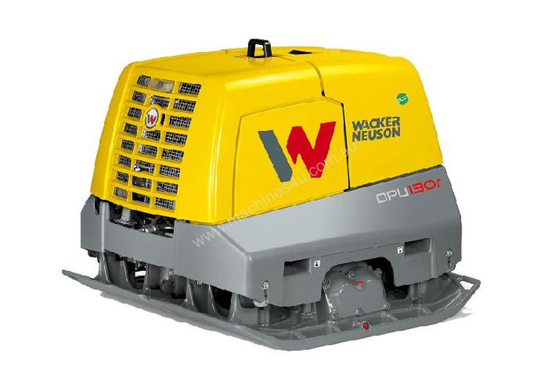 caption WACKER NEUSON DPU130 1200KG REVERSIBLE DIESEL PLATE COMPACTOR