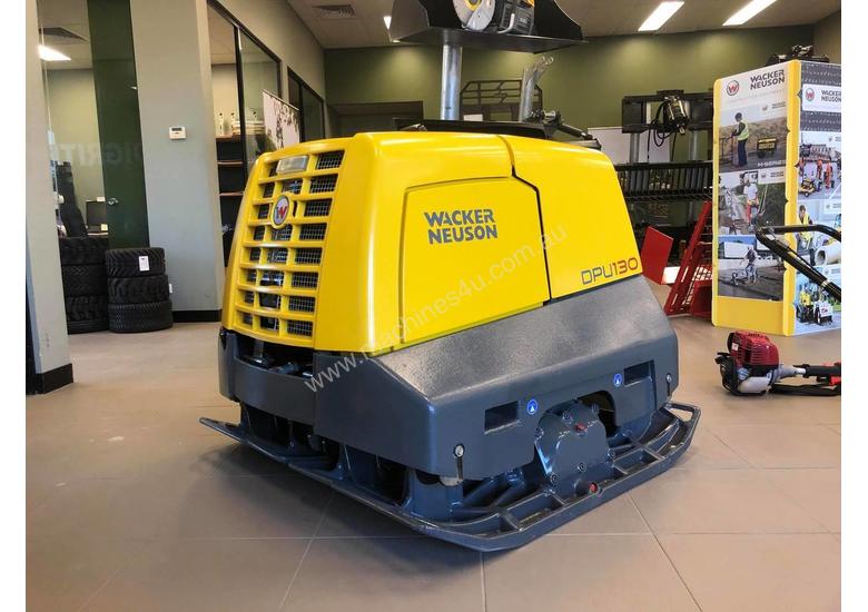 caption WACKER NEUSON DPU130 1200KG REVERSIBLE DIESEL PLATE COMPACTOR