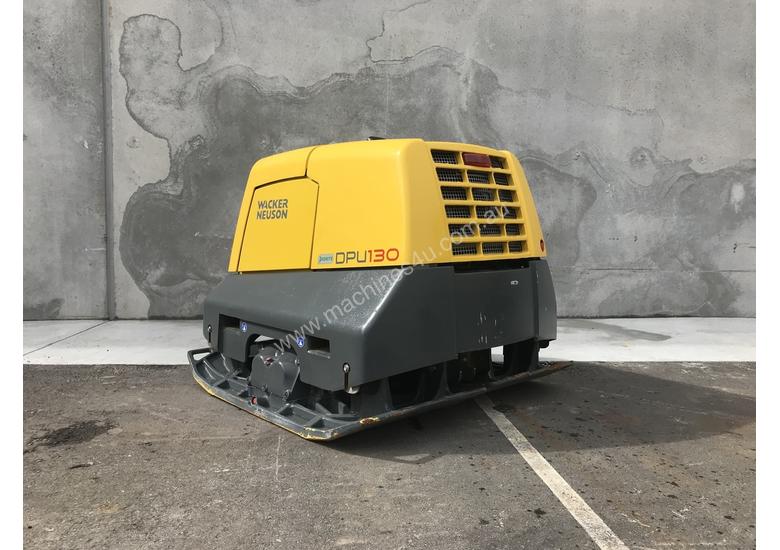 caption WACKER NEUSON DPU130 1200KG REVERSIBLE DIESEL PLATE COMPACTOR