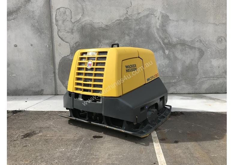 caption WACKER NEUSON DPU130 1200KG REVERSIBLE DIESEL PLATE COMPACTOR