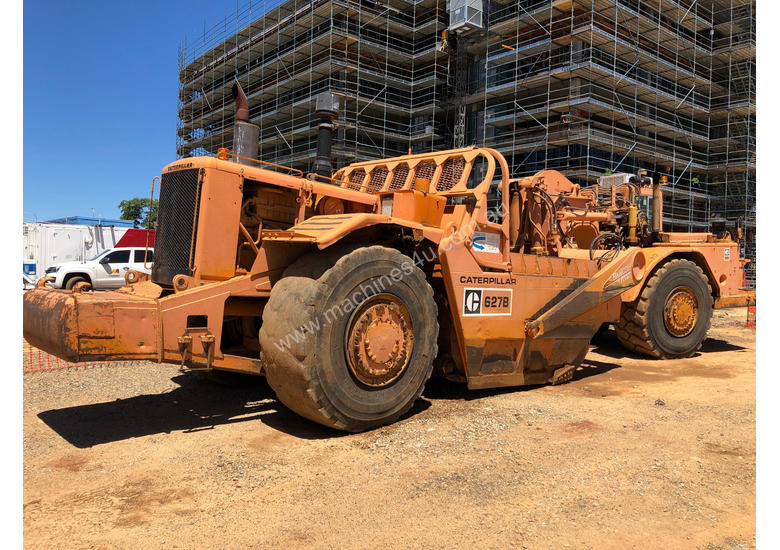 caption Caterpillar 627B Open Bowl Scraper
