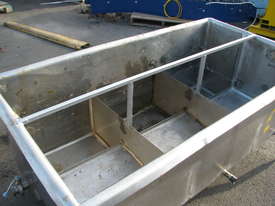 3 Section Stainless Steel Dip Dipping Tank - Approx. 950L - picture1' - Click to enlarge