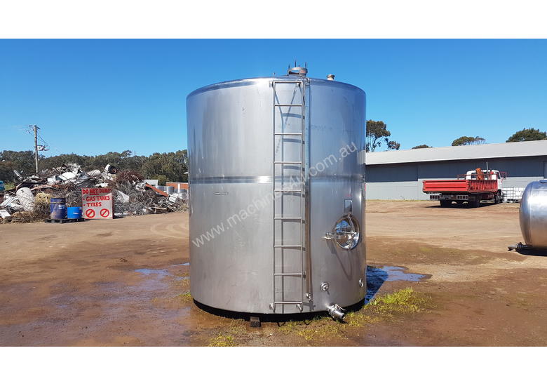 Used NDA STAINLESS STEEL TANK MILK VAT 10000 LT Stainless Steel Tanks