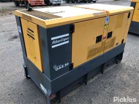 2008, Atlas Copco, QAS 30, Skid Mounted Generator, Powered By 4cyl Diesel Kubota Engine(s/n:A1P75625 - picture2' - Click to enlarge