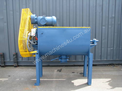 Large Industrial Concrete Render Resin Jacketed Paddle Mixer - 500L