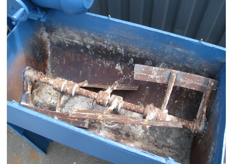 Used Mixer Large Industrial Concrete Render Resin Jacketed Paddle Mixer