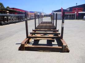 40ft Trailer Mounted Pipe Bolster Stand with Twist Lock Pockets - picture0' - Click to enlarge
