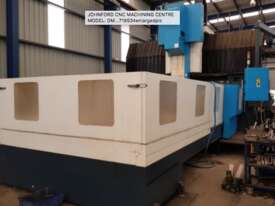 CNC DOUBLE COLUMN BRIDGE MILL JONFORD  4100 PH LOW HOURS - picture0' - Click to enlarge