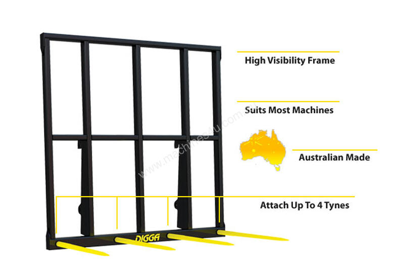 caption Bale Spears - Telehandler