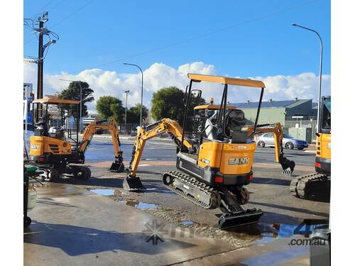caption 1.8T SANY Mini Excavator, Warranty: 5 Year/5000 hours, In Stock Now!