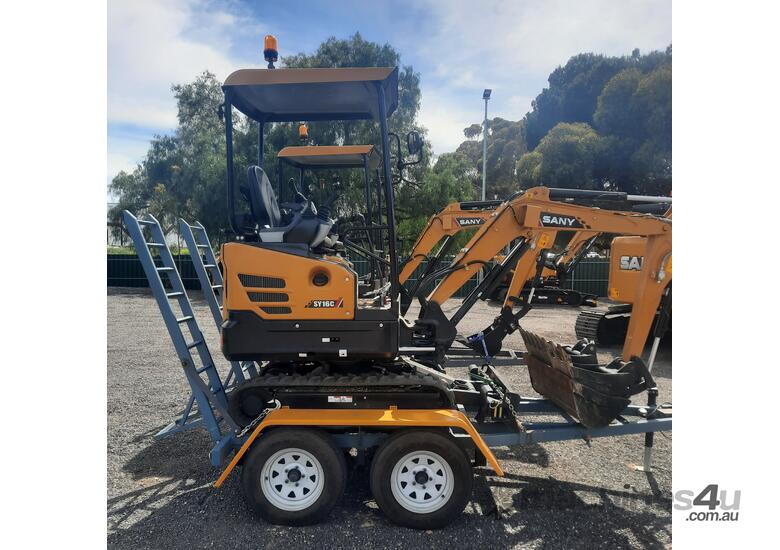 caption 1.8T SANY Mini Excavator, Warranty: 5 Year/5000 hours, In Stock Now!
