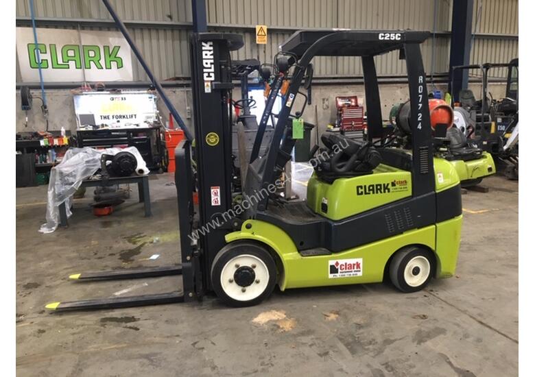 New Clark Used Clark 2 5t Lpg Compact Forklift For Sale Counterbalance Forklifts In Hornsby Nsw