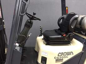 Crown CG20SC 2 Ton 3 Stage 6 Meter Mast Counterbalance Forklift  - picture1' - Click to enlarge