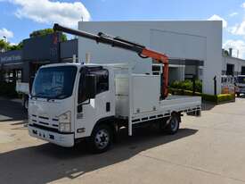 2013 ISUZU NPR 400 - Truck Mounted Crane - Tray Top Drop Sides - picture0' - Click to enlarge