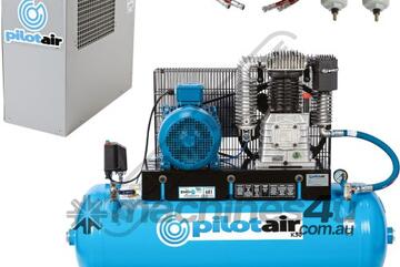 K30 Classic Industrial Series 3 Phase Reciprocating - Pilot Air Compressor & TFD-10 Refrigerated Air