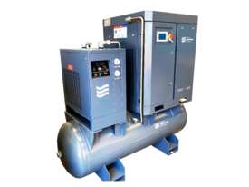 15kW (20HP) Oil Injected Screw Compressor 500 Litre Tank and Refrigerant Dryer  - picture1' - Click to enlarge