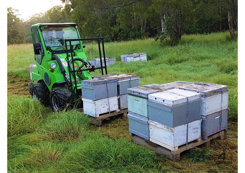 Avant 528 BeePro Mini Loader w Telescopic Boom & Flip Up Forks