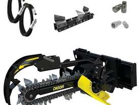 Digga Bigfoot XD Trencher 900mm and 1200mm for Skid Steer Loaders up to 8T - picture1' - Click to enlarge