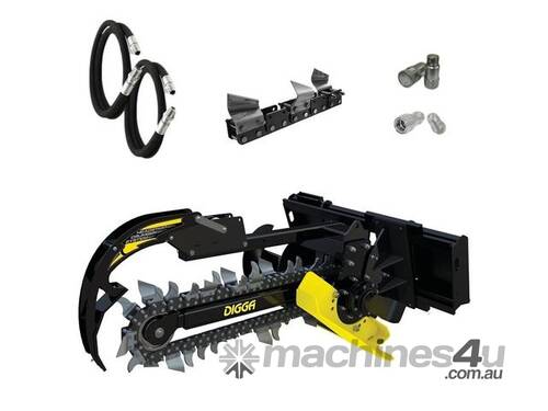 Digga Bigfoot XD Trencher 900mm and 1200mm for Skid Steer Loaders up to 8T
