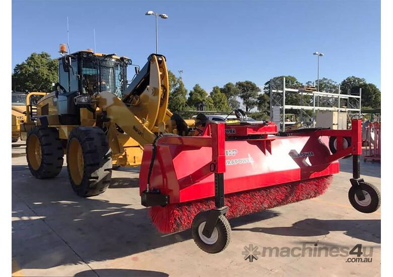 caption FINER HYDRAULICS - Angle Sweeper AS Series 24`` x 2000mm wide.