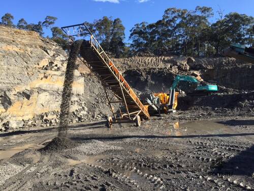 Aggregates conveyor