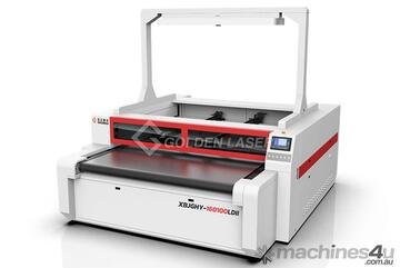 Independent Dual Head Leather Laser Cutting Machine for Footwear