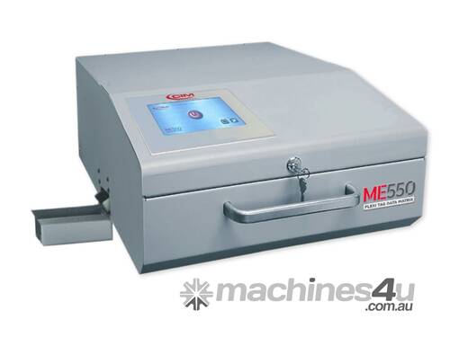 caption CIM ME550 FLEXI TAG DATA MATRIX METAL EMBOSSING MACHINE