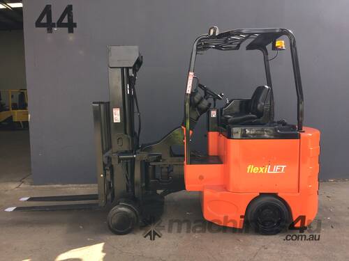 Bendi B40 AC Narrow Aisle Articulated Electric Container Mast Forklift - Refurbished 