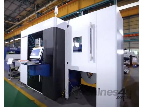 caption HSG GXE | A BEST-SELLING MODEL OVERSEAS | Medium-To-Low-Power Sheet & Tube Laser-Cutting Machine