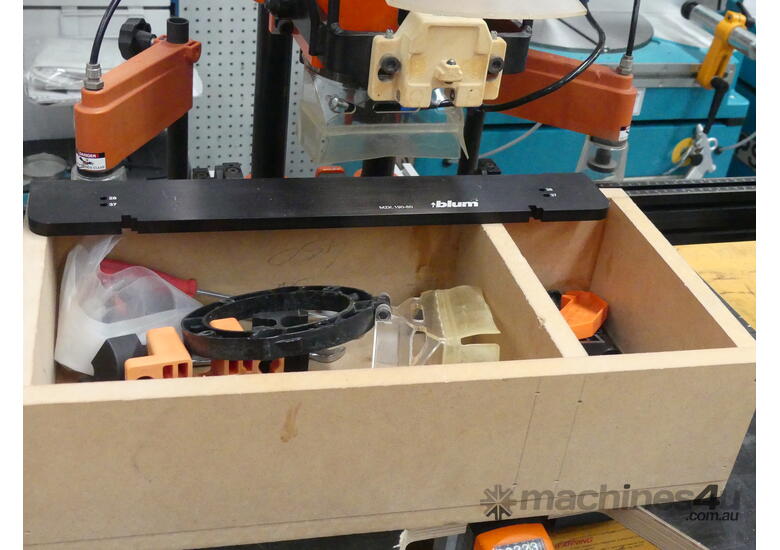 Used 2009 blum Blum Hinge borer in line borer Hinge Borers in