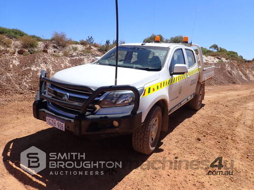 2017 HOLDEN RG COLORADO 4X4 DUAL CAB TRAY TOP