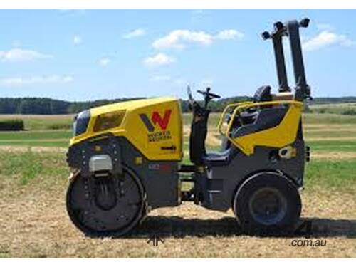 caption Tandem Roller Wacker Neuson