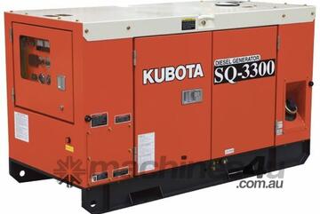 Kubota Generator 30KVA 3 Phase- SQ-3300B-AU-B