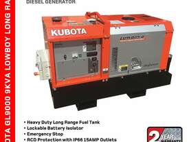 Kubota Generator Lowboy - Long Range Fuel Tank - picture0' - Click to enlarge