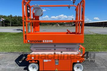 In Stock! Snorkel S3219E Electric Scissor Lift