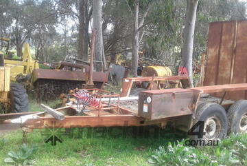 4ton tandem , ex council , roller trailer