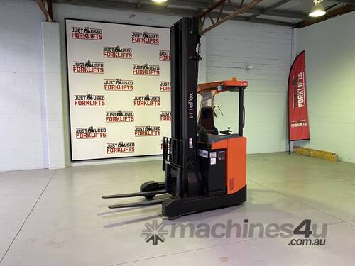 2013 TOYOTA  BT RRE140M SERIAL # 6267443   FSV 7500 LIFT HEIGHT REACH TRUCK 