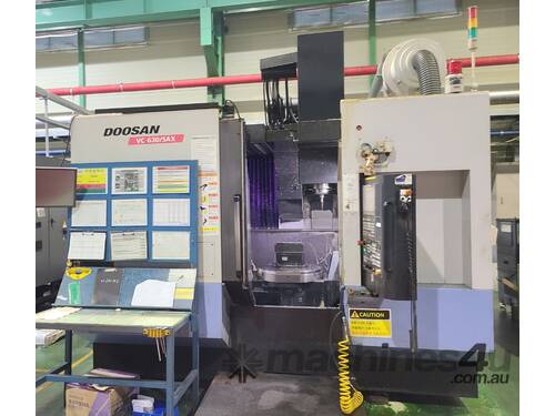 2014 Doosan VC630-5AX Simultaneous 5-axis Vertical Machining Centre