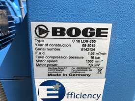 2019 BOGE - C10 LDR-350, 7.5kw Electric Compressor with Dryer & Tank - picture2' - Click to enlarge