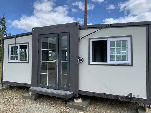 Expandable Container House with Ensuite - Folded & Ready for Transport!