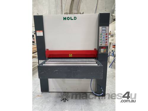 Wide belt planer sander and dust extraction unit 