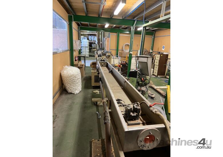 Used 1990 Welex and DavisStandard Plastic extruders for sale Plastic