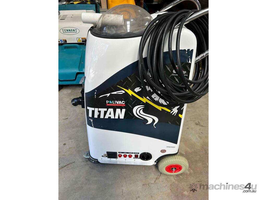 Used titan Polivac Titan Steam Cleaner Carpet extractor 71 hours