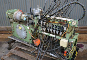 Large Hydraulic Power Unit Rexroth Multi Solenoid Valve Manifold Control Unit 415V