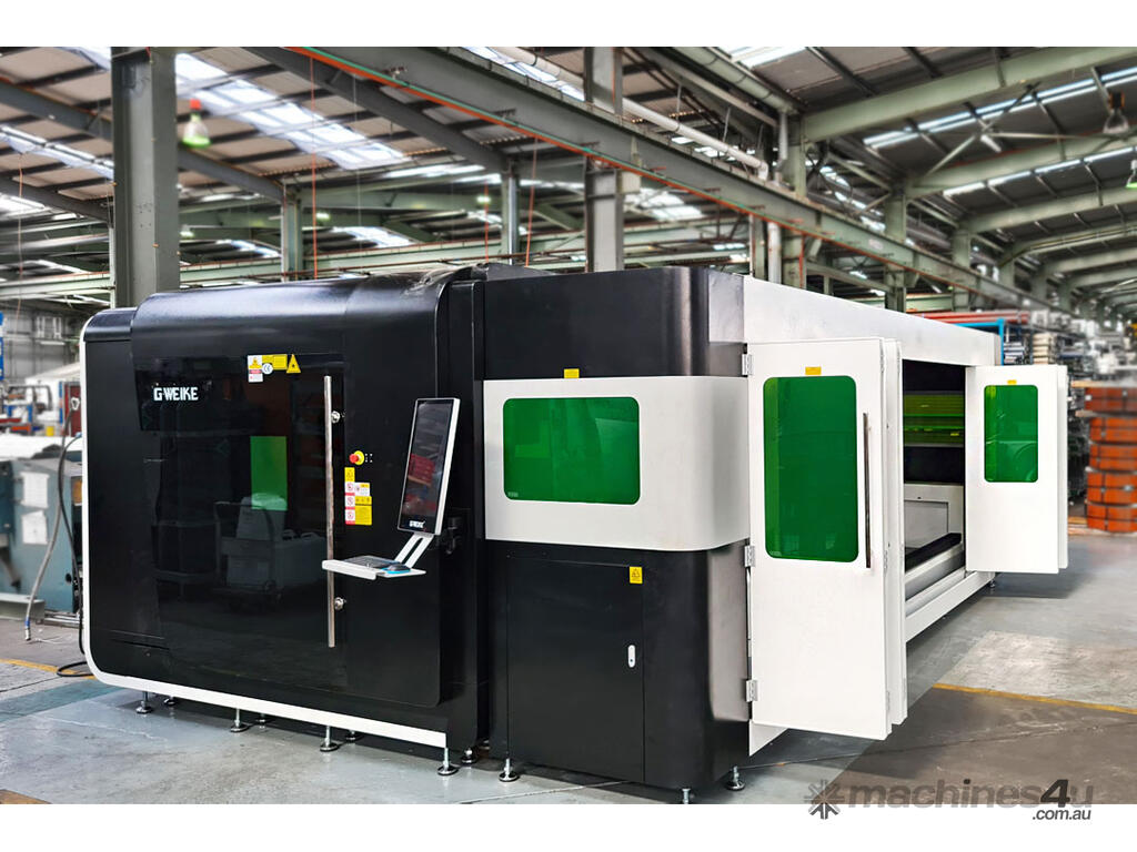 Used 2021 gweike DEMO MACHINE READY TODAY LF3015GAR Fiber laser Sheet Tube cutting Fiber
